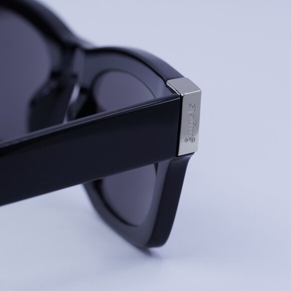 Palm Angels PERI101 WESTPORT 1007 Sunglasses Black Cat Eye Frame, Grey Lenses - Picture 8 of 9